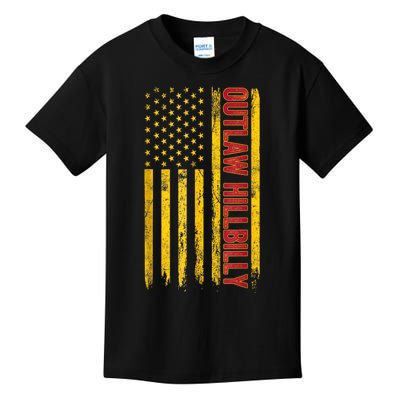 Trump Vance 2024 Donald Trump J.D. Vance Outlaw Hillbilly Kids T-Shirt