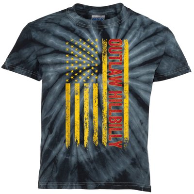 Trump Vance 2024 Donald Trump J.D. Vance Outlaw Hillbilly Kids Tie-Dye T-Shirt