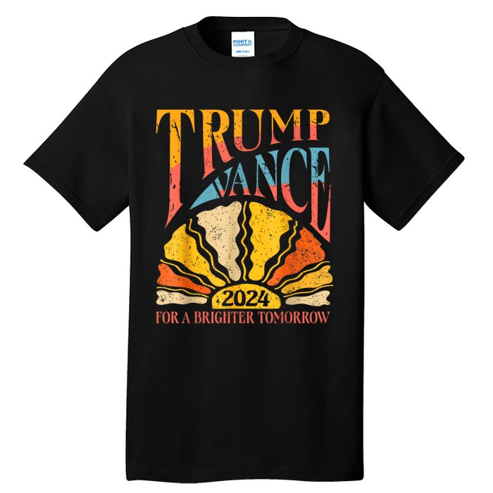 Trump Vance 2024 President Vote For A Brighter Tomorrow Tall T-Shirt