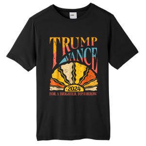 Trump Vance 2024 President Vote For A Brighter Tomorrow Tall Fusion ChromaSoft Performance T-Shirt