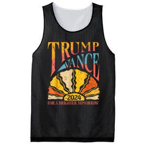 Trump Vance 2024 President Vote For A Brighter Tomorrow Mesh Reversible Basketball Jersey Tank