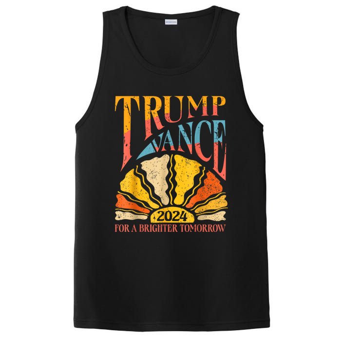 Trump Vance 2024 President Vote For A Brighter Tomorrow PosiCharge Competitor Tank