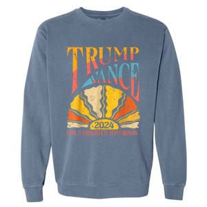 Trump Vance 2024 President Vote For A Brighter Tomorrow Garment-Dyed Sweatshirt