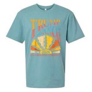 Trump Vance 2024 President Vote For A Brighter Tomorrow Sueded Cloud Jersey T-Shirt