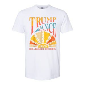 Trump Vance 2024 President Vote For A Brighter Tomorrow Softstyle CVC T-Shirt