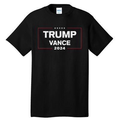 Trump Vance 2024 For President Vp Election Campaign Pocket Tall T-Shirt