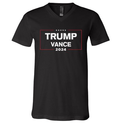 Trump Vance 2024 For President Vp Election Campaign Pocket V-Neck T-Shirt