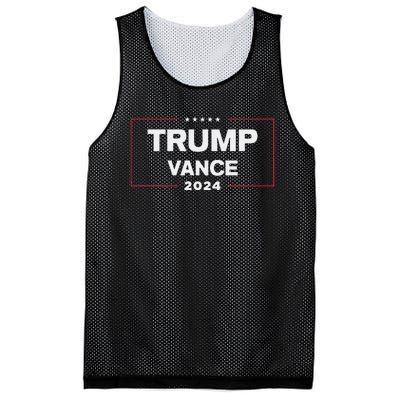 Trump Vance 2024 For President Vp Election Campaign Pocket Mesh Reversible Basketball Jersey Tank