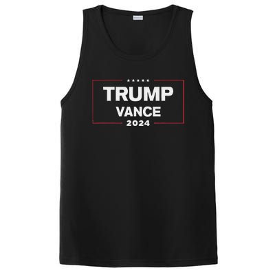 Trump Vance 2024 For President Vp Election Campaign Pocket PosiCharge Competitor Tank