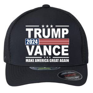 Trump Vance 2024 Make America Great Again Flexfit Unipanel Trucker Cap