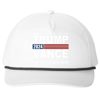 Trump Vance 2024 Make America Great Again Snapback Five-Panel Rope Hat