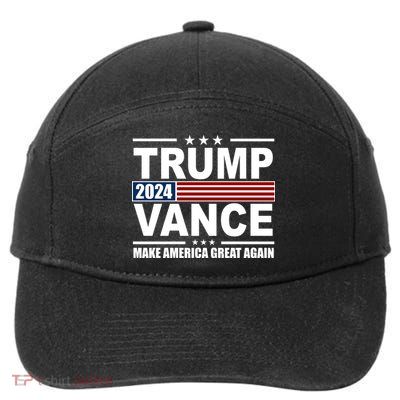 Trump Vance 2024 Make America Great Again 7-Panel Snapback Hat