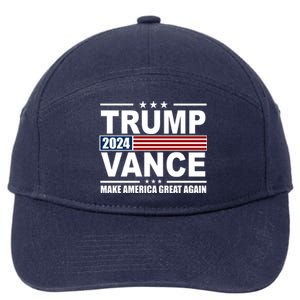 Trump Vance 2024 Make America Great Again 7-Panel Snapback Hat