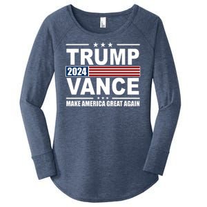 Trump Vance 2024 Make America Great Again Women's Perfect Tri Tunic Long Sleeve Shirt