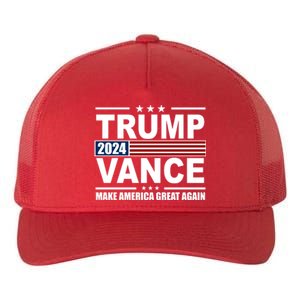 Trump Vance 2024 Make America Great Again Yupoong Adult 5-Panel Trucker Hat