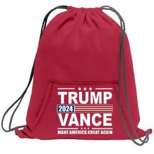 Trump Vance 2024 Make America Great Again Sweatshirt Cinch Pack Bag