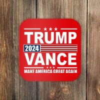 Trump Vance 2024 Make America Great Again Coaster