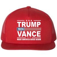 Trump Vance 2024 Make America Great Again Flat Bill Trucker Hat