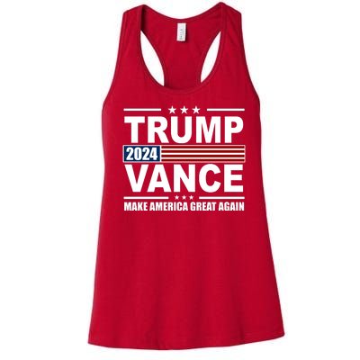 Trump Vance 2024 Make America Great Again Women's Racerback Tank