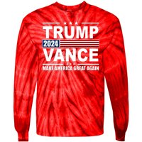 Trump Vance 2024 Make America Great Again Tie-Dye Long Sleeve Shirt