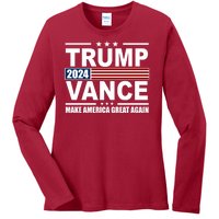 Trump Vance 2024 Make America Great Again Ladies Long Sleeve Shirt