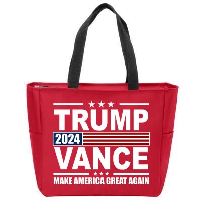 Trump Vance 2024 Make America Great Again Zip Tote Bag