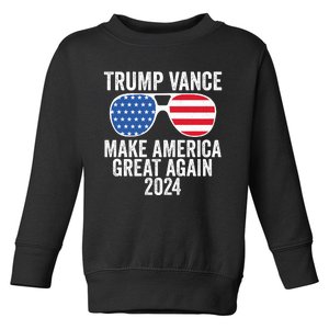 Trump Vance 2024 Make America Great Again Trump 2024 Toddler Sweatshirt