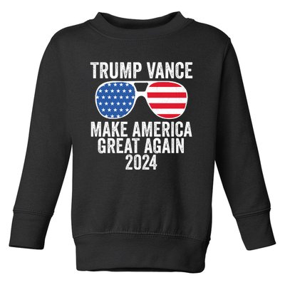 Trump Vance 2024 Make America Great Again Trump 2024 Toddler Sweatshirt