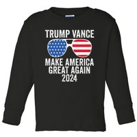 Trump Vance 2024 Make America Great Again Trump 2024 Toddler Long Sleeve Shirt