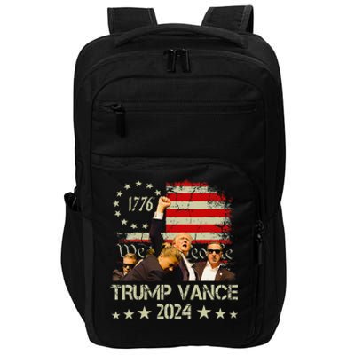 Trump Vance 2024 President Trump Supporter Reelection Impact Tech Backpack