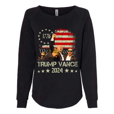 Trump Vance 2024 President Trump Supporter Reelection Womens California Wash Sweatshirt