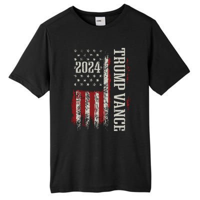 Trump Vance 2024 President Trump Supporter Reelection Tall Fusion ChromaSoft Performance T-Shirt