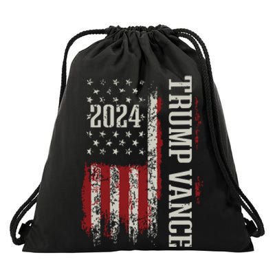 Trump Vance 2024 President Trump Supporter Reelection Drawstring Bag