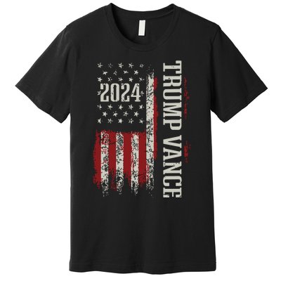 Trump Vance 2024 President Trump Supporter Reelection Premium T-Shirt