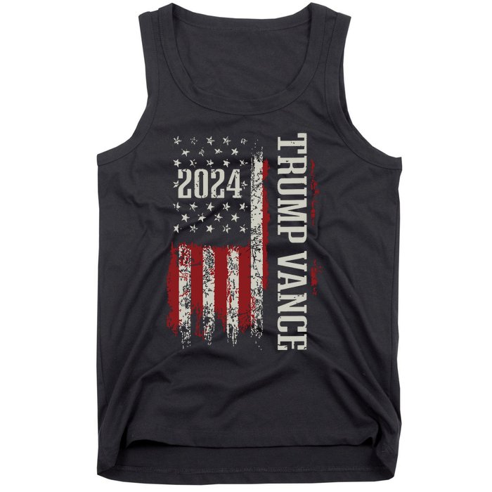 Trump Vance 2024 President Trump Supporter Reelection Tank Top