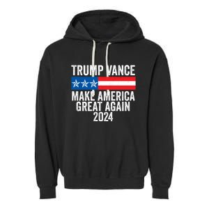 Trump Vance 2024 Make America Great Again Trump 2024 Garment-Dyed Fleece Hoodie