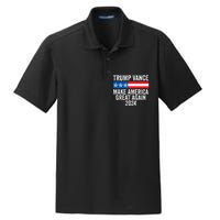 Trump Vance 2024 Make America Great Again Trump 2024 Dry Zone Grid Polo