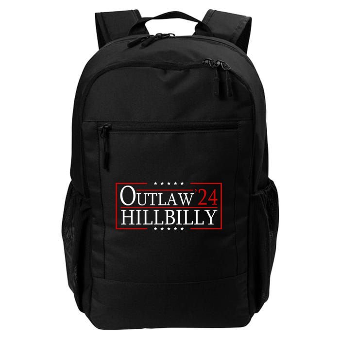 Trump Vance 24 Outlaw Hillbilly Us Flag Vintage Backpack