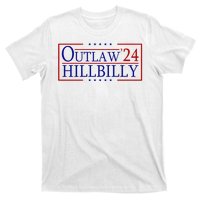 Trump Vance 24 Outlaw Hillbilly Us Flag Vintage T-Shirt