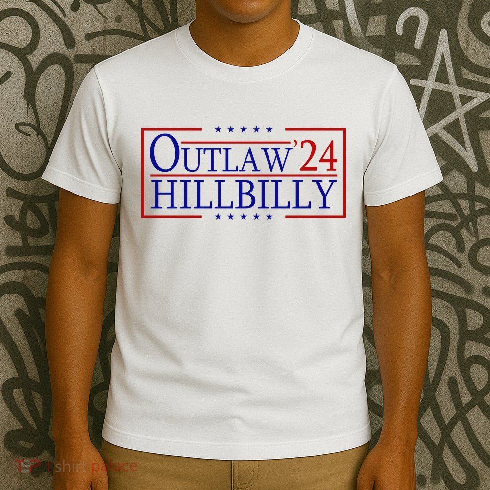 Trump Vance 24 Outlaw Hillbilly Us Flag Vintage T-Shirt