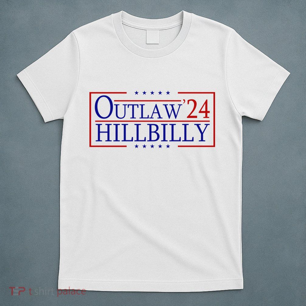 Trump Vance 24 Outlaw Hillbilly Us Flag Vintage T-Shirt