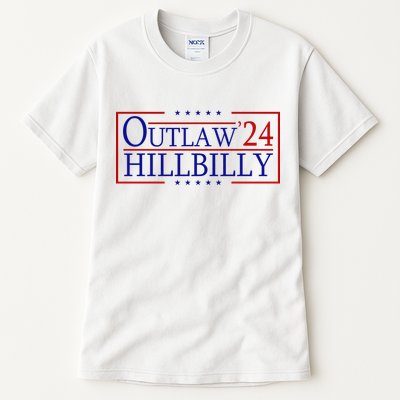 Trump Vance 24 Outlaw Hillbilly Us Flag Vintage Tall T-Shirt