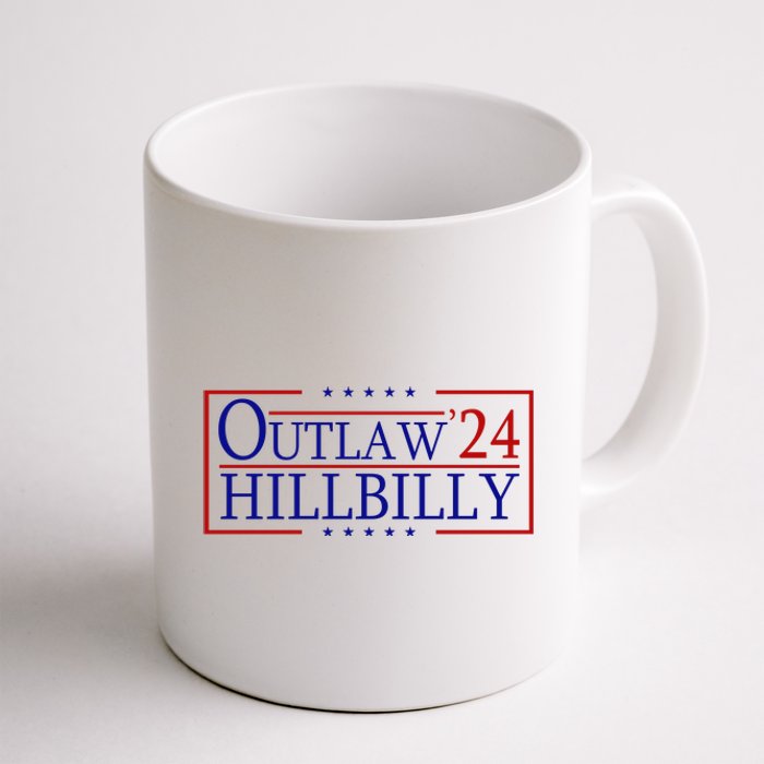 Trump Vance 24 Outlaw Hillbilly Us Flag Vintage Coffee Mug