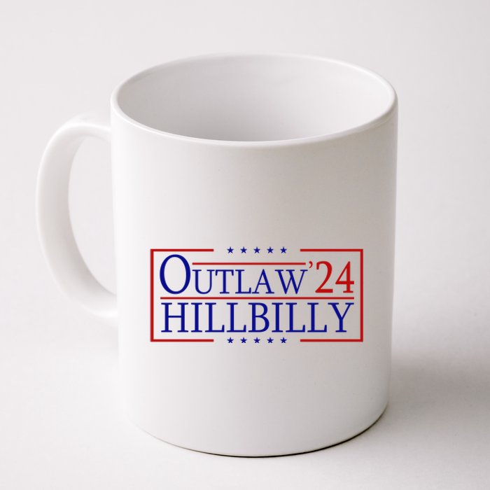 Trump Vance 24 Outlaw Hillbilly Us Flag Vintage Coffee Mug