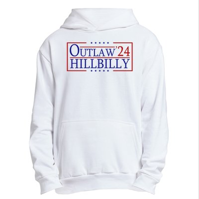 Trump Vance 24 Outlaw Hillbilly Us Flag Vintage Urban Pullover Hoodie