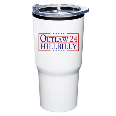 Trump Vance 24 Outlaw Hillbilly Us Flag Vintage Tumbler