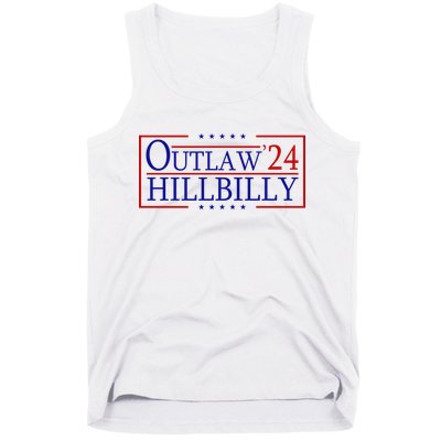 Trump Vance 24 Outlaw Hillbilly Us Flag Vintage Tank Top