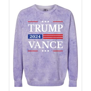 Trump Vance 2024 Donald Trump 2024 President Jd Vance J D Great Gift Colorblast Crewneck Sweatshirt