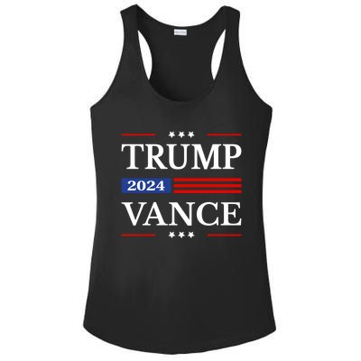 Trump Vance 2024 Donald Trump 2024 President Jd Vance J D Great Gift Ladies PosiCharge Competitor Racerback Tank