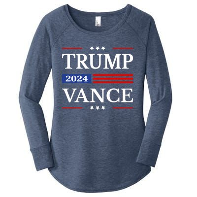 Trump Vance 2024 Donald Trump 2024 President Jd Vance J D Great Gift Women's Perfect Tri Tunic Long Sleeve Shirt